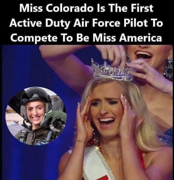 The First Active Duty Air Force Pilot To Compete To Be Miss America…