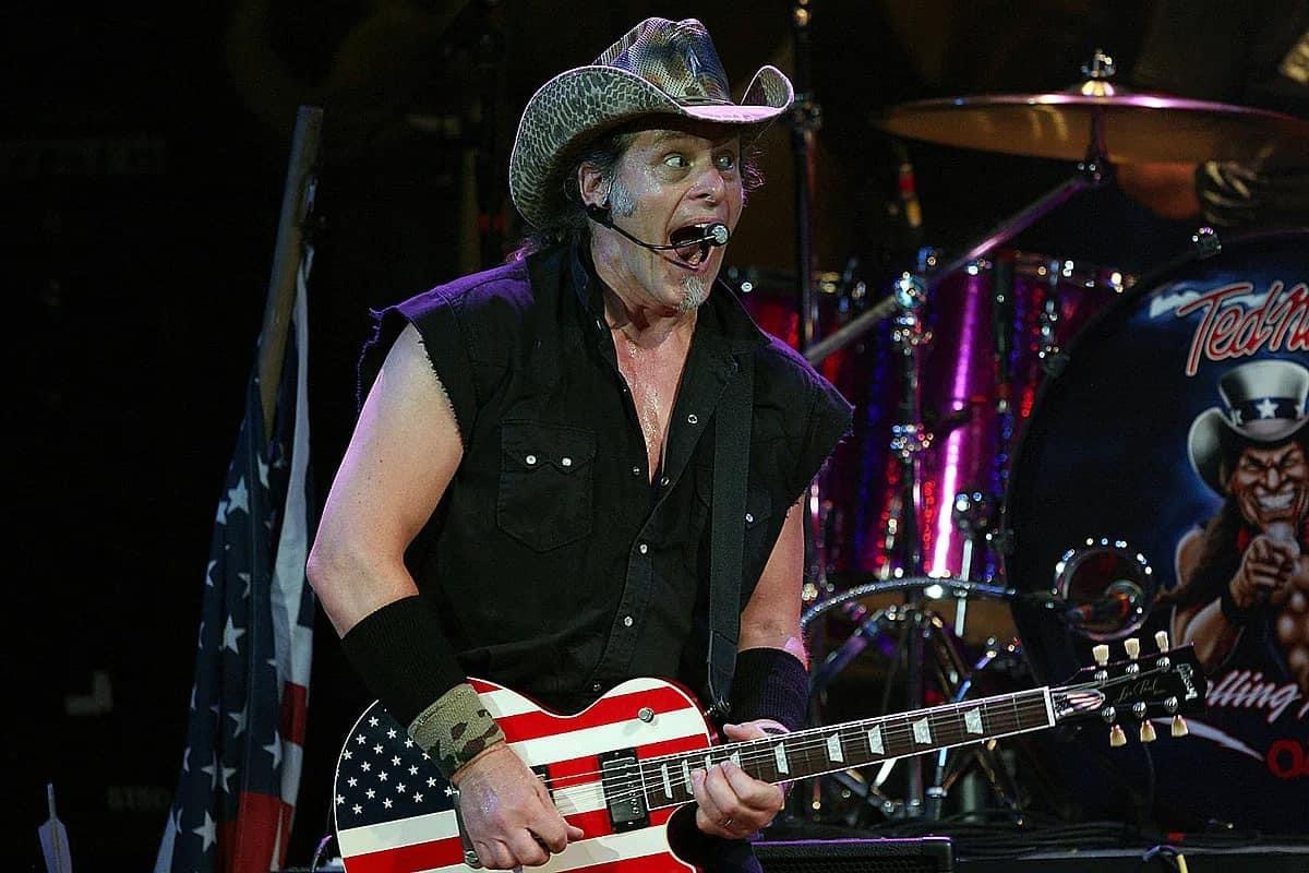 Rock Legend Ted Nugent Performs EPIC National Anthem For Trucker Convoy