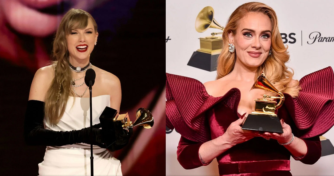 Adele drops F-bomb on people hating Taylor Swift‘s NFL presence to support Travis Kelce –