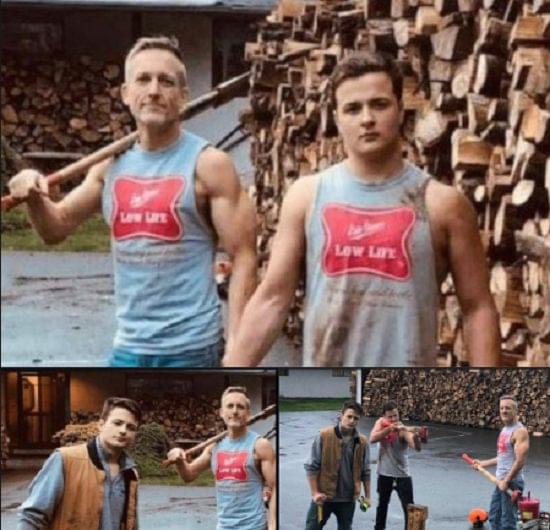 Dad and twin sons cut enough firewood to fill 80 trucks – donate it all to those who need it most