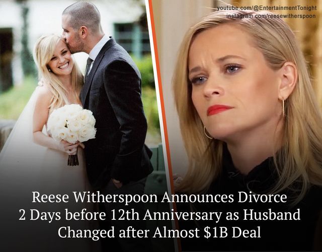 Reese Witherspoon and Husband Announce Divorce After 11 Years of Marriage