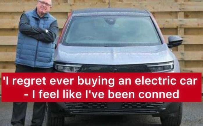 Man advises drivers to “consider twice” before using an electric vehicle.