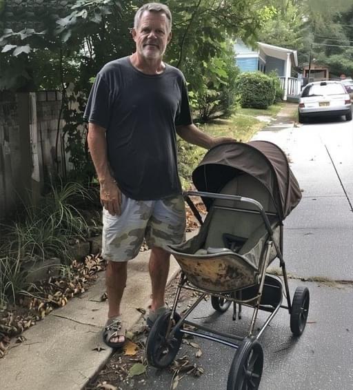 Poor Widowed Dad Buys Old Stroller at Flea Market, Hears Crackling Sound as He Puts Baby in It And Found A Letter That Changed… STORY OF THE DAY