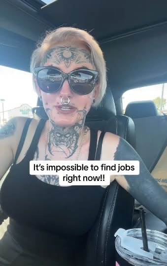 Young woman with facial tattoos, piercings confronts TJ Maxx employees after she was denied a job