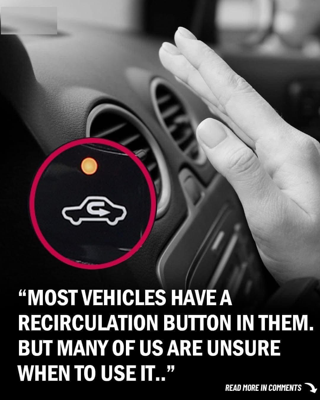 Understanding the Function of the Air Recirculation Button in Your Vehicle