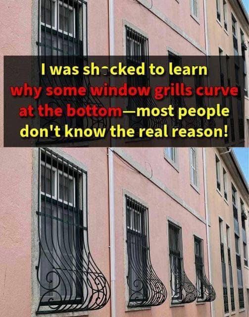 The Secret Behind Why Some Window Grills Curve at the Bottom