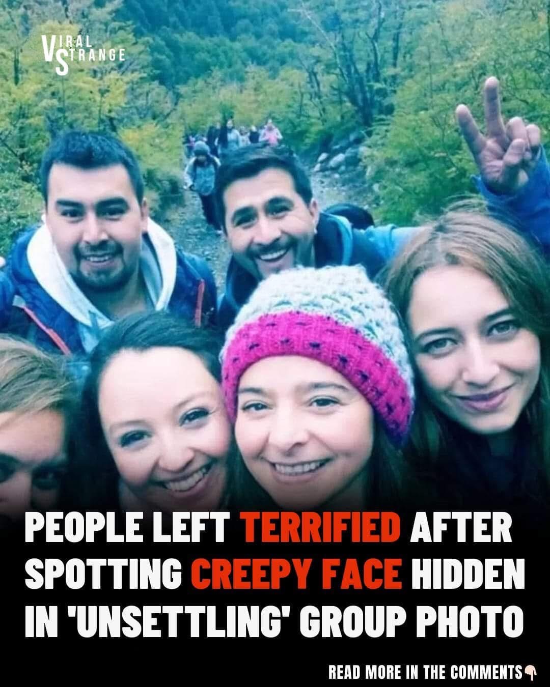 People Scared by Hidden Face Spotted in Group Photo