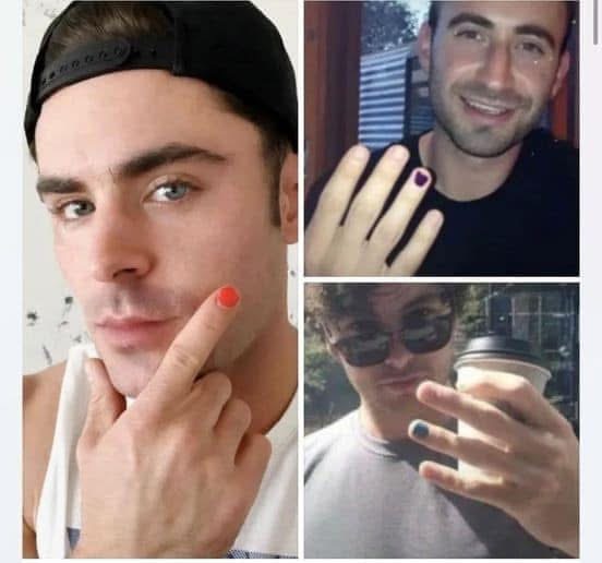 If You See A Man With A Painted Fingernail, Here’s What It Means