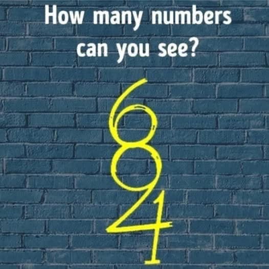 Illusion: How many numbers are in this puzzling image?